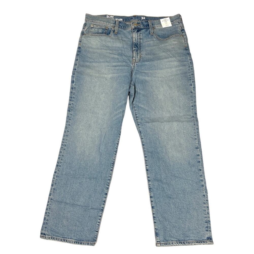 J. Crew Jeans Slim Boyfriend Darcy Bay Light Wash Denim Pants Zip Fly Women's 32